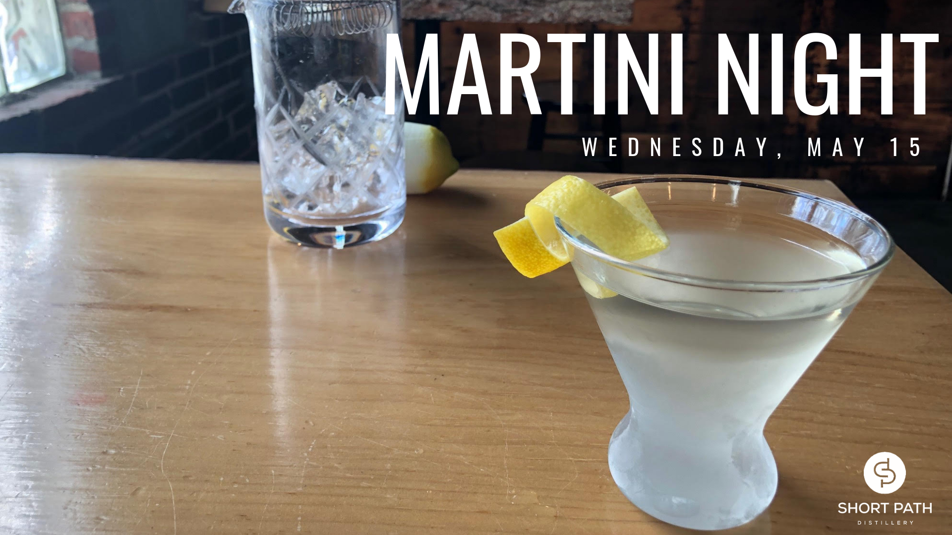 Short Path Distillery Martini Night